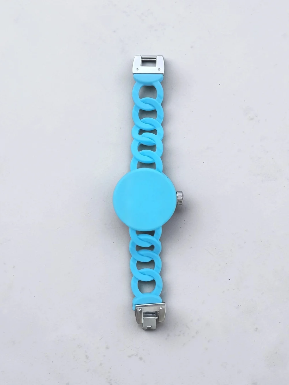 NEW Avon Blue Silicone Chain-Link Digital Watch for Kids
